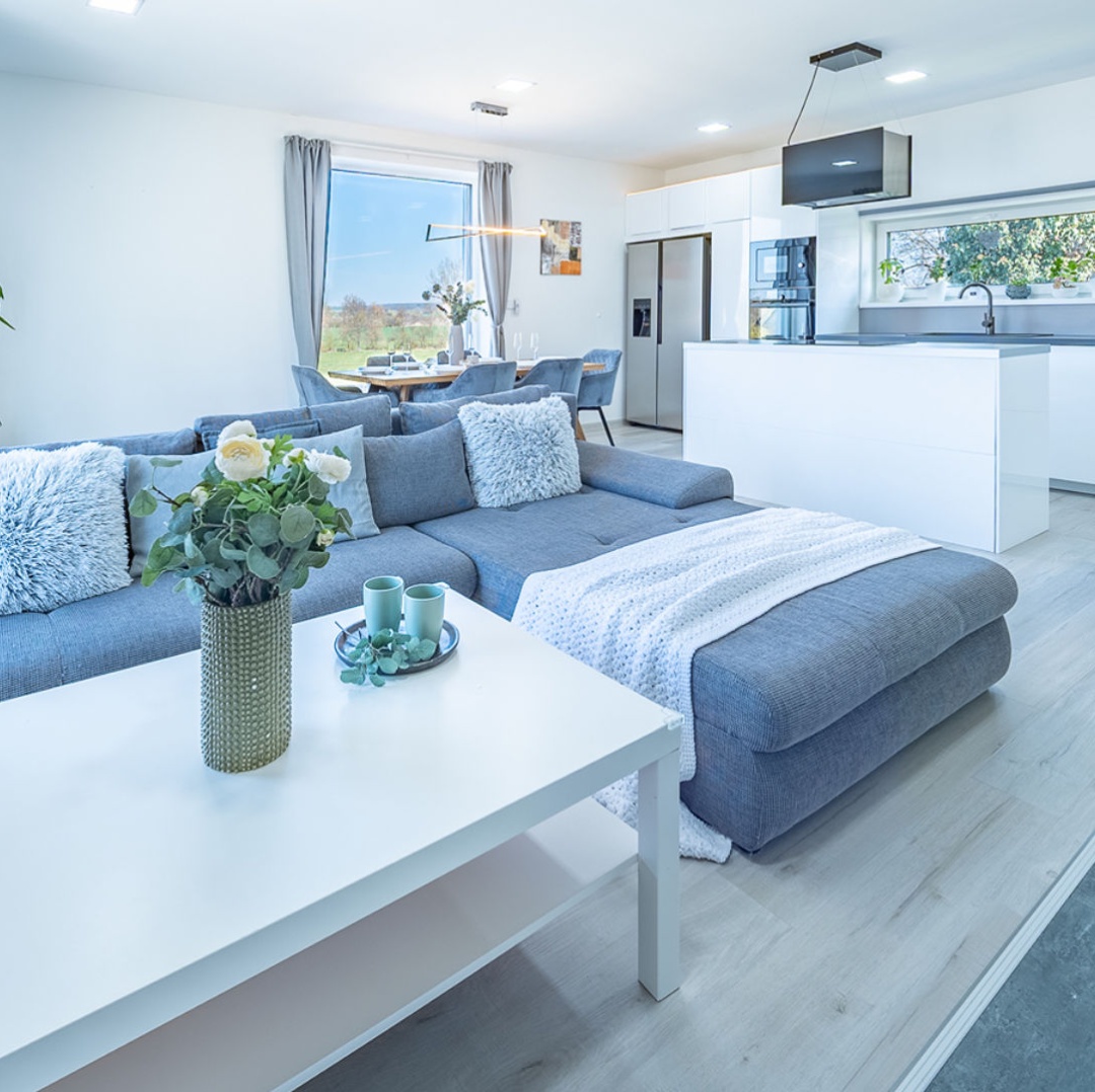 Ukázka homestagingu obývacího pokoje